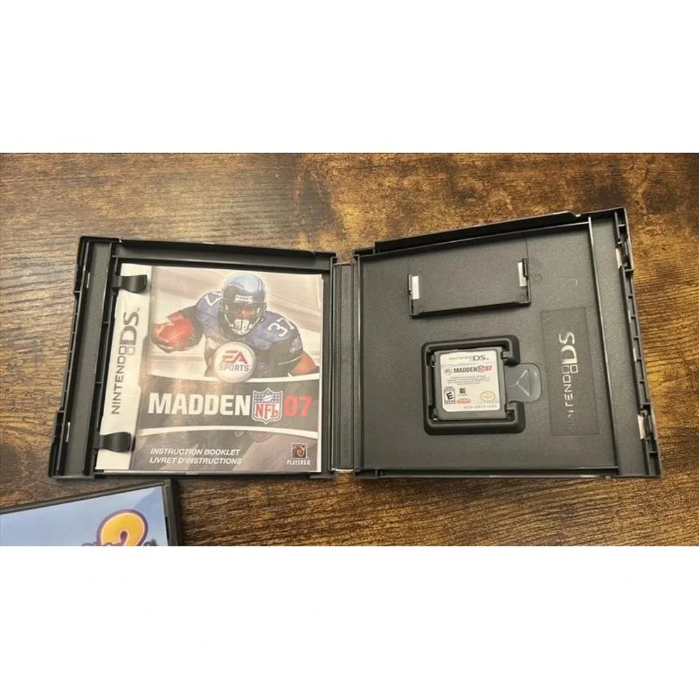 Nintendo DS Game Lot Madden 07 Carnival Games Petz Hamsterz Catz 2 Wordfish